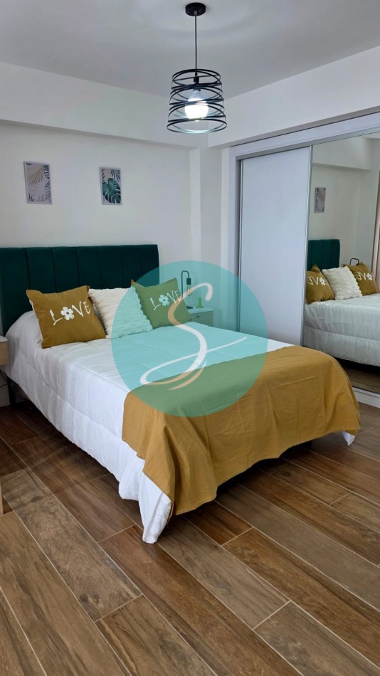Departamento de 1 Ambiente, con balcon saliente, Zona Guemes